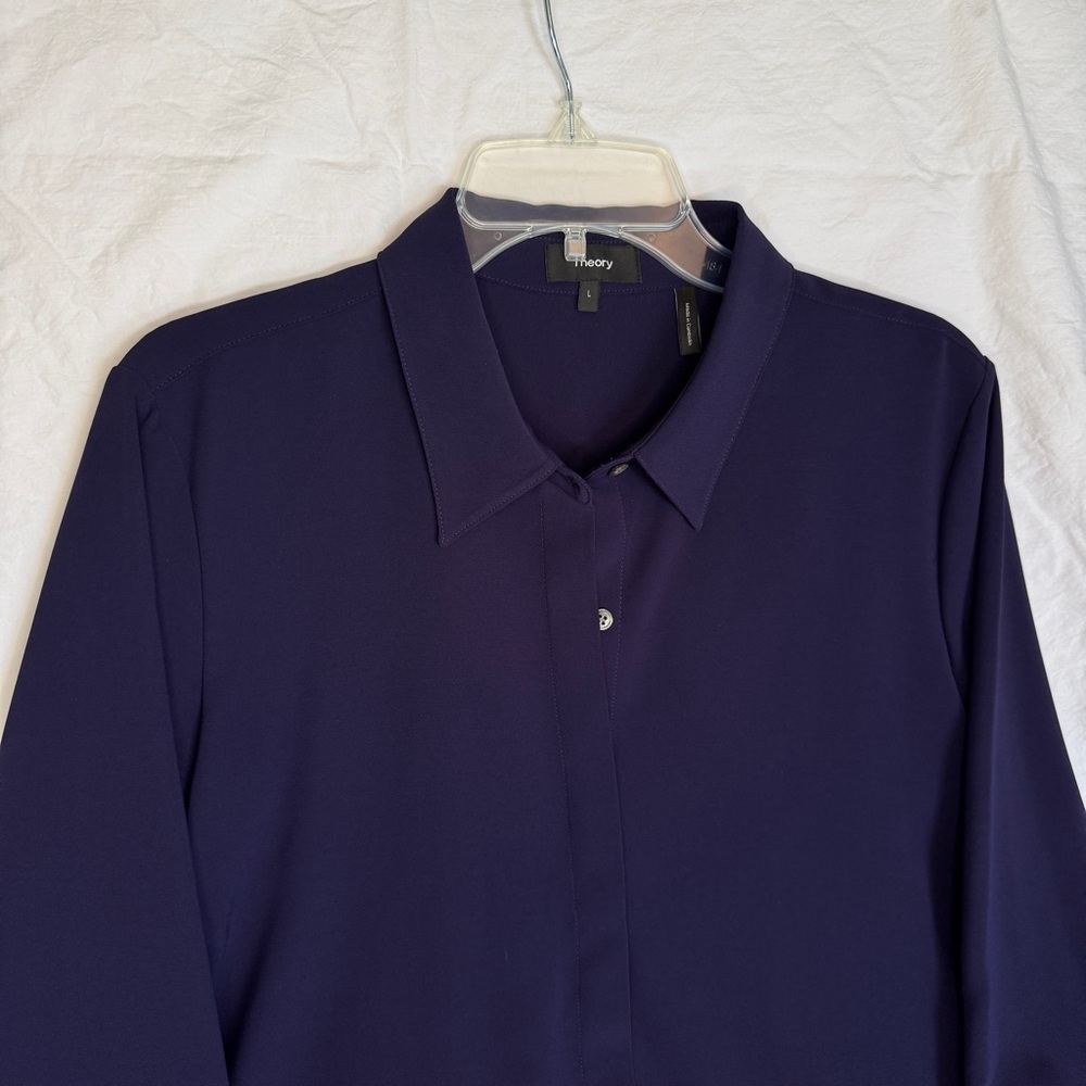 Like-New Theory Women's Button up Top